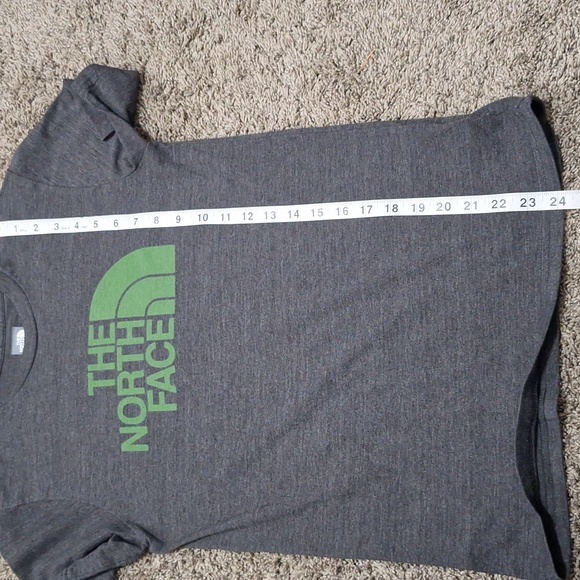 The North Face t shirt - M - dark gray / green logo - Picture 5 of 5
